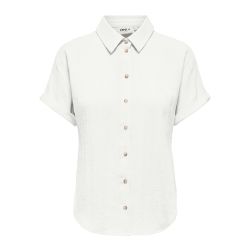 Chemise mc bright white onlita 15371917 4539 Femme ONLY