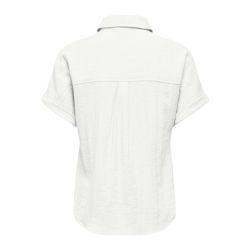 Chemise mc bright white onlita 15371917 4539 Femme ONLY