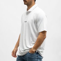 Polo blanc iconic ss polo shirt foa405916 Homme OAKLEY