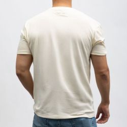Tee shirt col rond brodé coton Homme REDSKINS