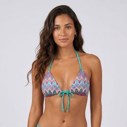 Haut de maillot à motif ocea aqua Femme DEELUXE 74