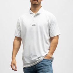 Polo blanc iconic ss polo shirt foa405916 Homme OAKLEY