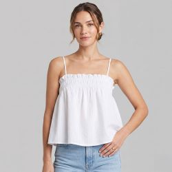 Top muna tube à fines bretelles Femme PIECES