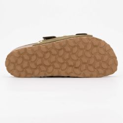 Mules semelle épaisse beige avec clous gold Femme I AM