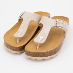 Mule boreal beige plata 93-s/801 t36/41 Femme I AM