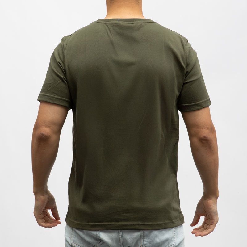 T-shirt logo brodé coton col ras de cou Homme TOMMY HILFIGER