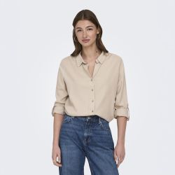 Chemise 3/4 oxford tan onlgoa 15363991 4478 Femme ONLY