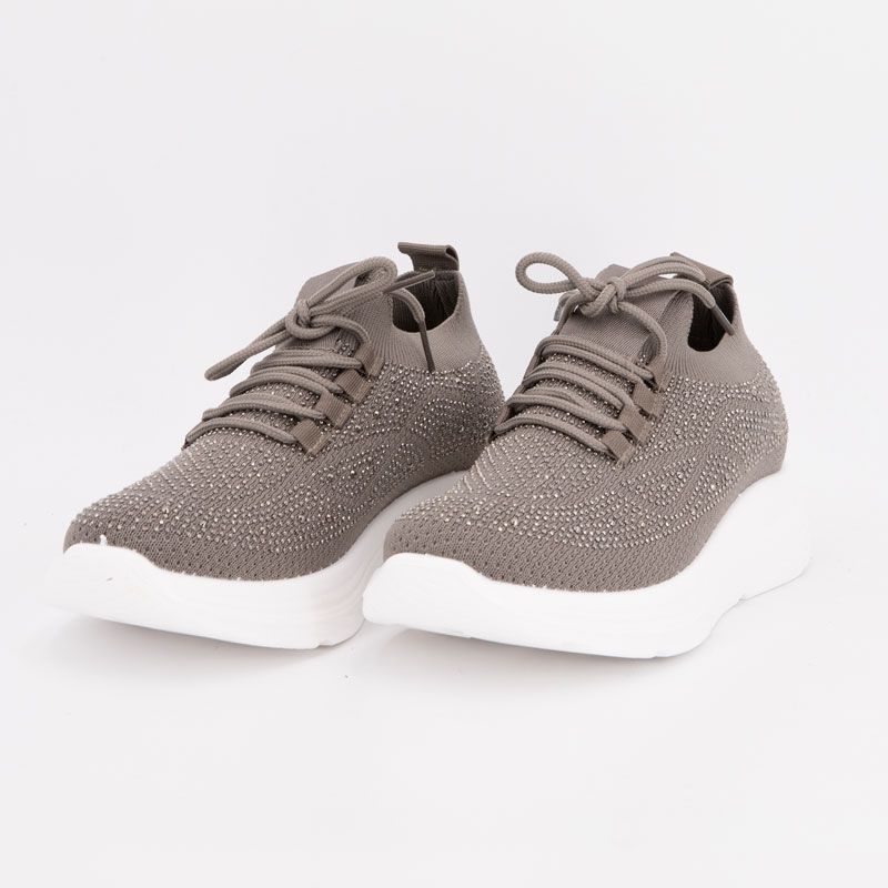 Basket taupe k62111 t36/41 Femme KELARA