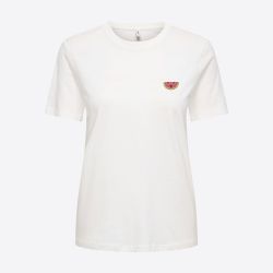 Tee shirt onlhenny cloud dancer watermelon 15327666 4539 Femme ONLY