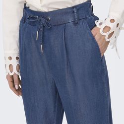 Pantalon medium blue denim onlpoptrash 15342874 4478 Femme ONLY