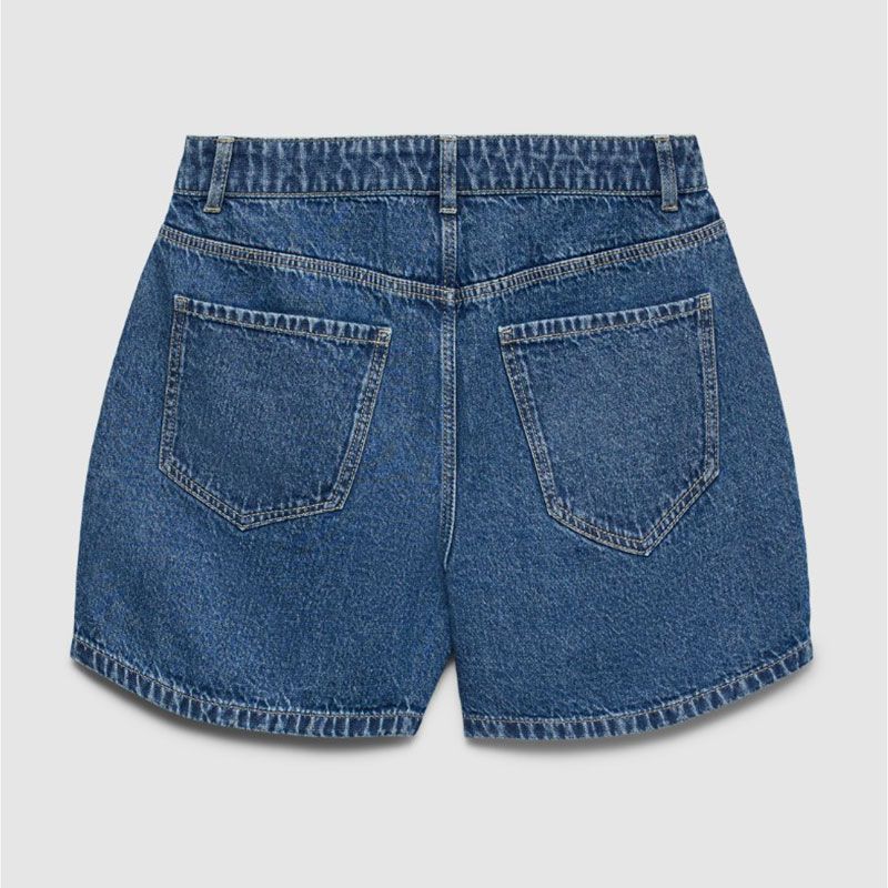 Short vmkirsa molly hr denimmedium blue denim 10351687 4541 Femme VERO MODA