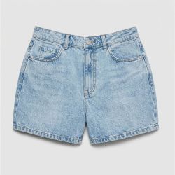 Short vmkirsa molly hr denimmedium blue denim 10351687 4541 Femme VERO MODA