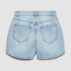 Short vmkirsa molly hr denimmedium blue denim 10351687 4541 Femme VERO MODA