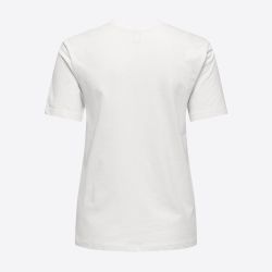 Tee shirt cloud dancer lucky onlhenny 15327666 4539 Femme ONLY