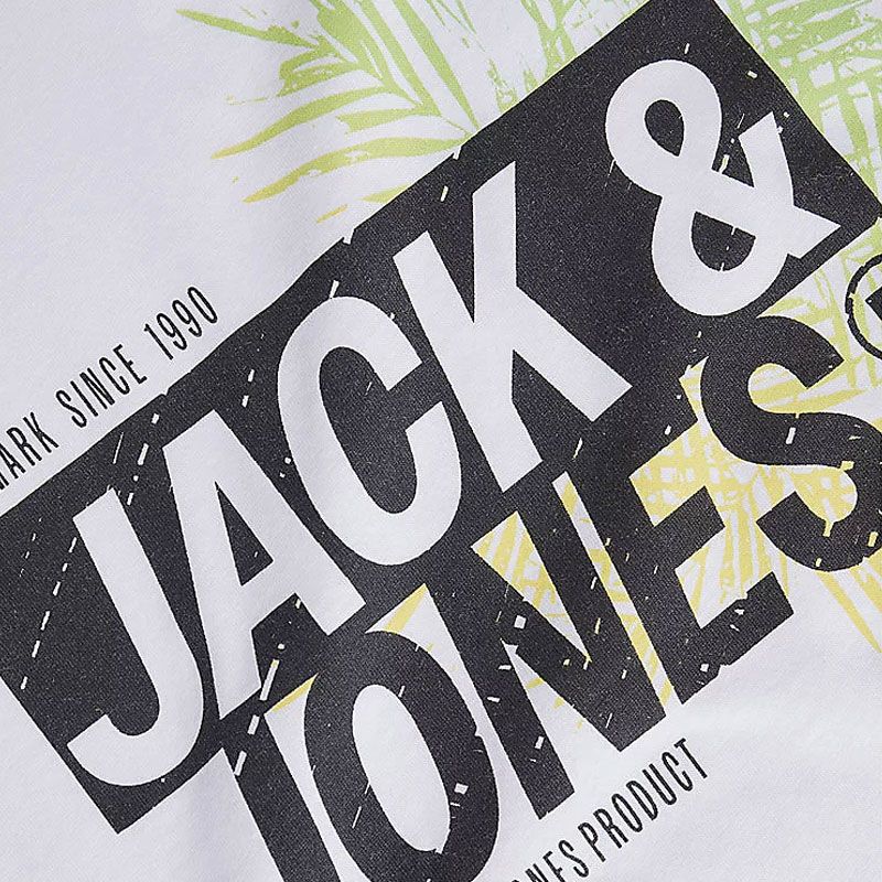 Tee shirt jwhjaxon castlerock 12298015 4502 Homme JACK & JONES