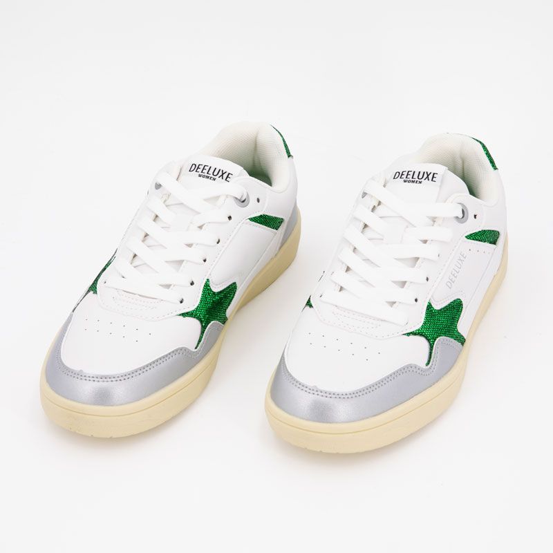 Basket white green dallas 05t9506w Femme DEELUXE 74