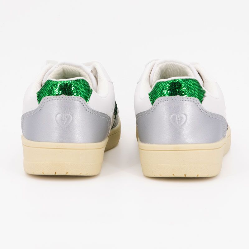 Basket white green dallas 05t9506w Femme DEELUXE 74