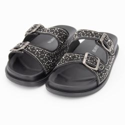 Mule strass double brides 4974-fedora t37/41 Femme BURTON OF LONDON