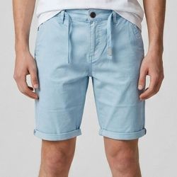 Bermuda cordon elast pastel blue cr-borris-x12-pab Homme CROSSBY