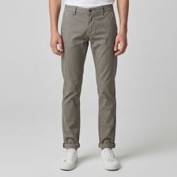 Pantalon chino imprime kaki cr-paolo-x12-ka Homme CROSSBY