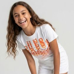 Tee shirt mc l6gi13k8hm4-g011 Enfant GUESS
