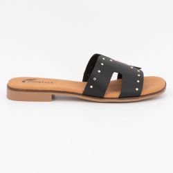 Mule bones remaches marron 3054 t36/41 Femme BIOSTOCK