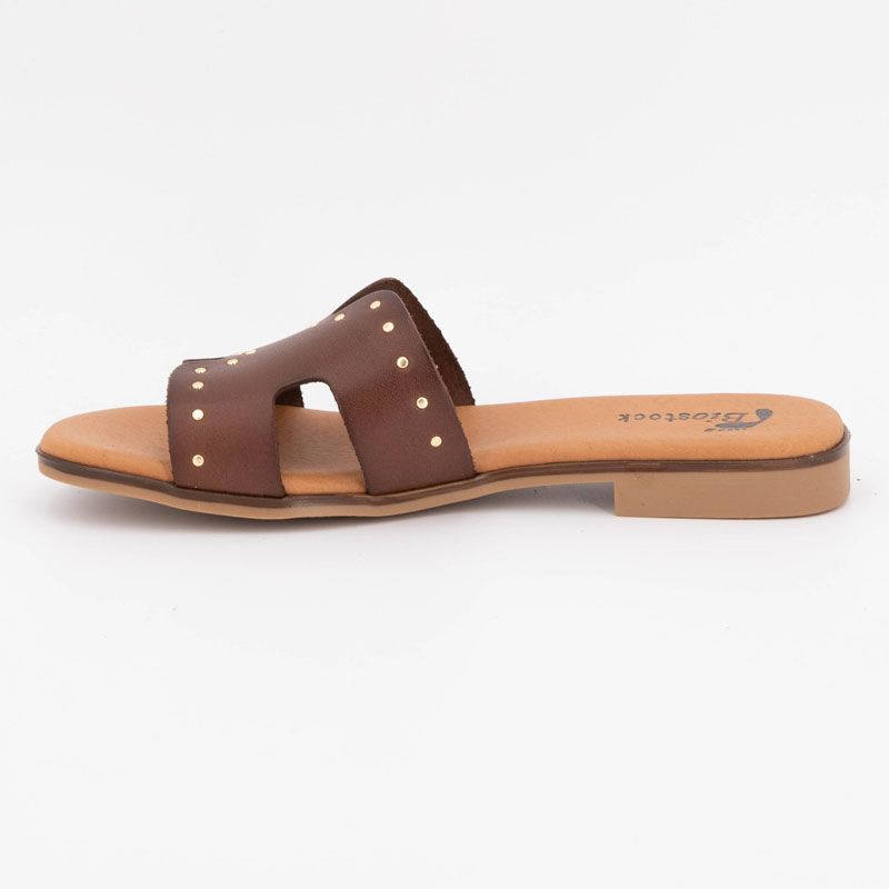 Mule bones remaches marron 3054 t36/41 Femme BIOSTOCK