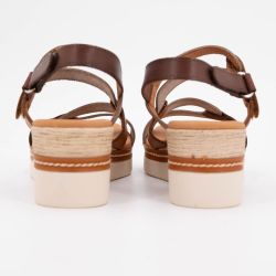 Sandale compensee bone multi 528 t36/41 Femme BIOSTOCK