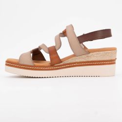 Sandale compensee bone multi 528 t36/41 Femme BIOSTOCK