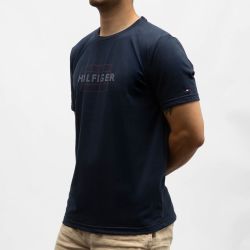 Tee shirt avec logo col rond Homme TOMMY HILFIGER