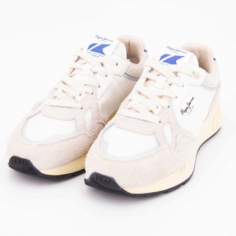 Basket whitewash white marlon divided w pls60035-811 t36/41 Femme PEPE JEANS