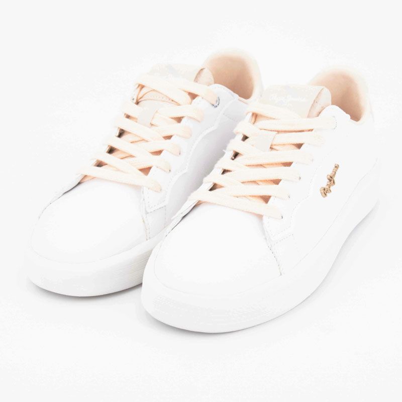 Basket pinkish pink dobbie street pls00032-303 t36/41 Femme PEPE JEANS