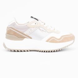 Basket stone beige kimi glam pls60042-836 t36/41 Femme PEPE JEANS