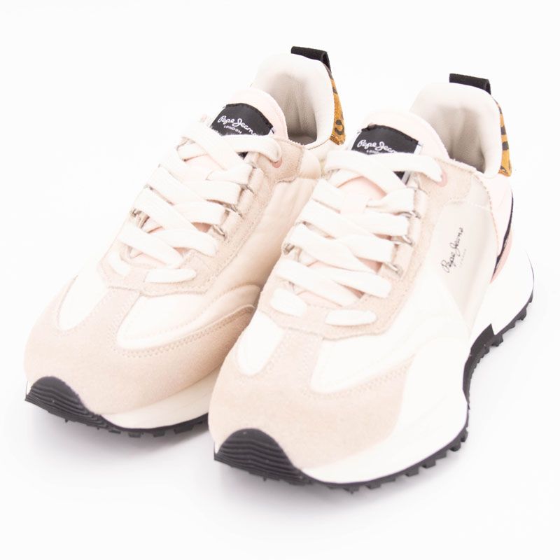 Basket ecru white archer wilder w pls60005-814 t36/41 Femme PEPE JEANS