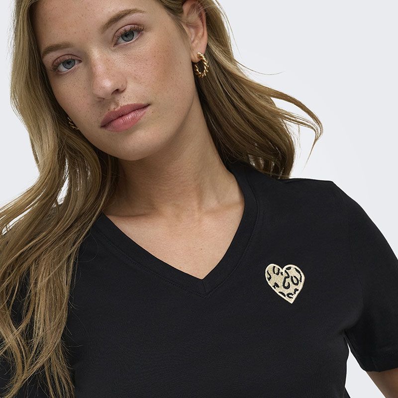 Tee shirtonljean birch heart 15380537 4572 Femme ONLY