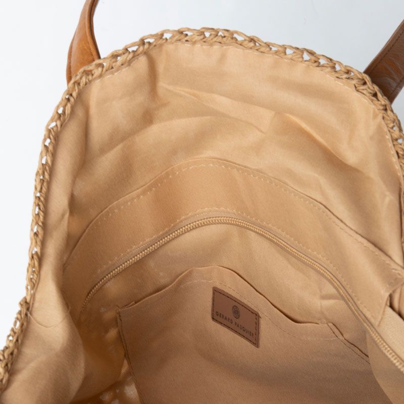 Sac paille ecru gp-dzr-p24003 Femme GERARD PASQUIER