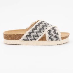 MULE CROISEE PETITE FRANGE NADIRITA 4991 T37/41