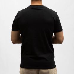 Tee shirt black gaia 12 Homme HELVETICA