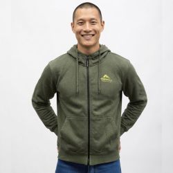 Veste sweat zippe a capuche rock union 08 Homme HELVETICA
