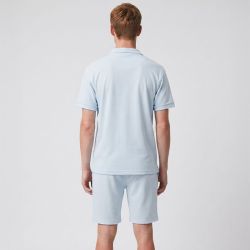 Ensemble chemisette short gaufré cordon dove Homme PANAME BROTHERS