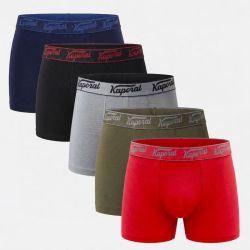 Lot de 5 boxers en boite willem Homme KAPORAL