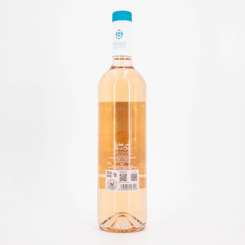 Vin rosé Weekend sur la Côte IGP MéditerranéeVIGNERONS DE ST TROPEZ