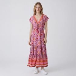 Robe rose bonnie 12420153a Femme LES TROPEZIENNES PAR M.BELARBI