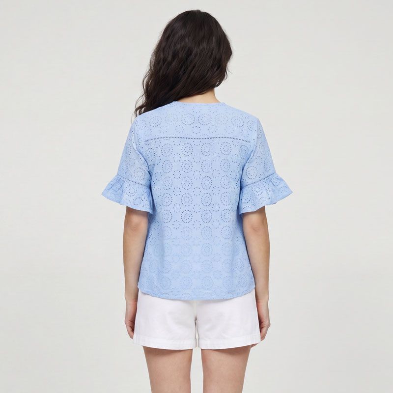 Top bleu iris leilanie 12120023d Femme LES TROPEZIENNES PAR M.BELARBI