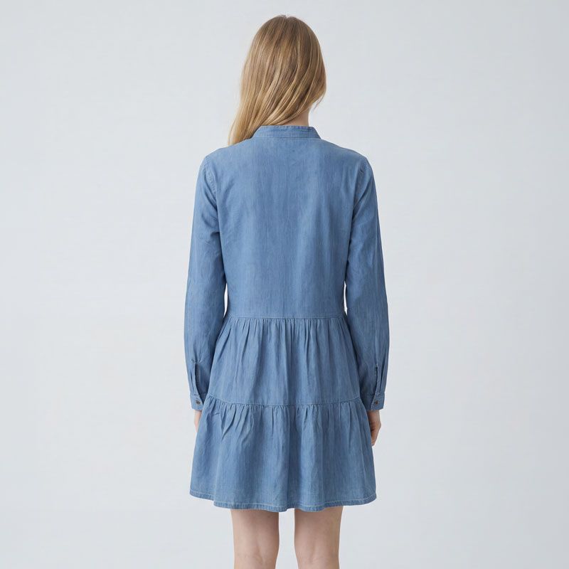 Robe chambray rosalie 12420131b Femme LES TROPEZIENNES PAR M.BELARBI