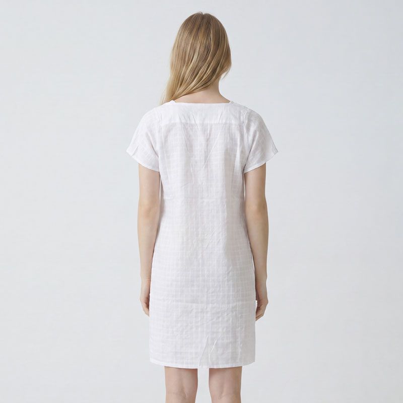 Robe blanc gomera 12320102a Femme LES TROPEZIENNES PAR M.BELARBI