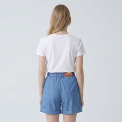 Short stone denim idewa 12720112a Femme LES TROPEZIENNES PAR M.BELARBI