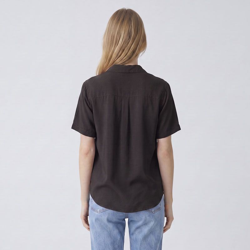 Chemise mc noir dona 12320094d Femme LES TROPEZIENNES PAR M.BELARBI