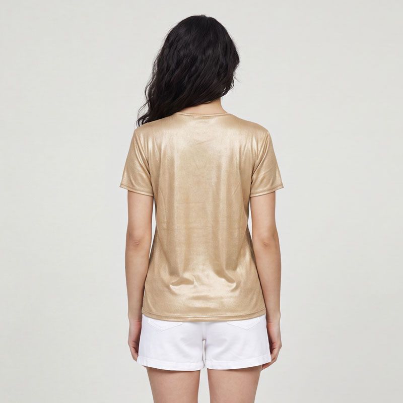 Tee shirt gold split 11123805a Femme LES TROPEZIENNES PAR M.BELARBI