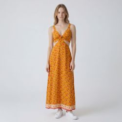 Robe jaune alcudia 12420190a Femme LES TROPEZIENNES PAR M.BELARBI